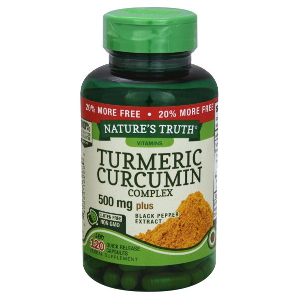 Nature's Truth Turmeric Curcumin Complex Capsules, 500 mg, 120 Count ...